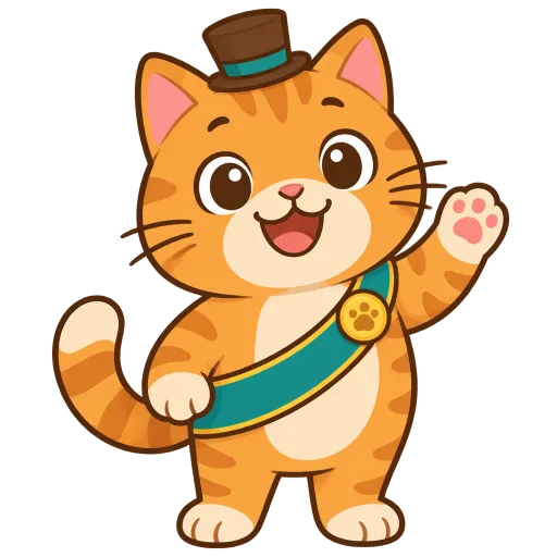 小橘貓鎮長喵長